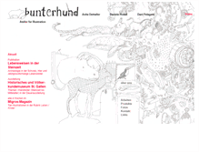 Tablet Screenshot of bunterhund.ch